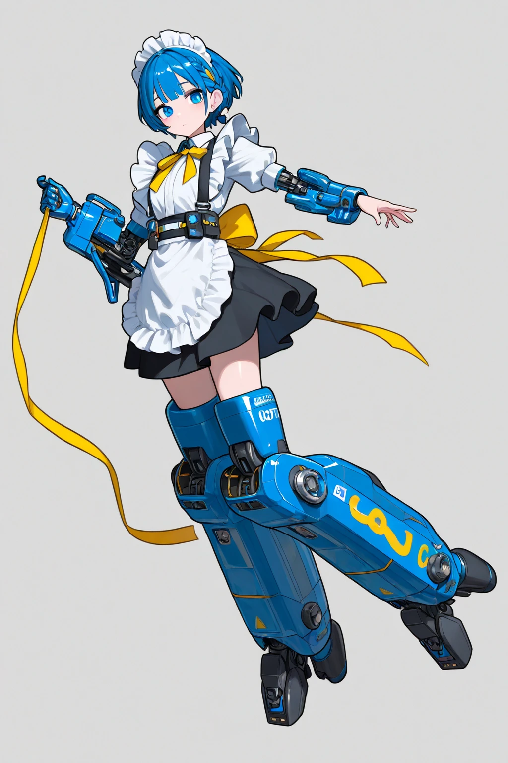 Anime characters sitting on benches，Carrying a rucksack, cushart kenz, female mecha, inspired by Krenz Cushart, illustration concept art, 《Fantasma na Concha》styled, cushart, mechanized soldier girl, [ conceptual art ]!!, mechanized art concept, # Mecha, anime robotic mixed with organic, 2D concept art