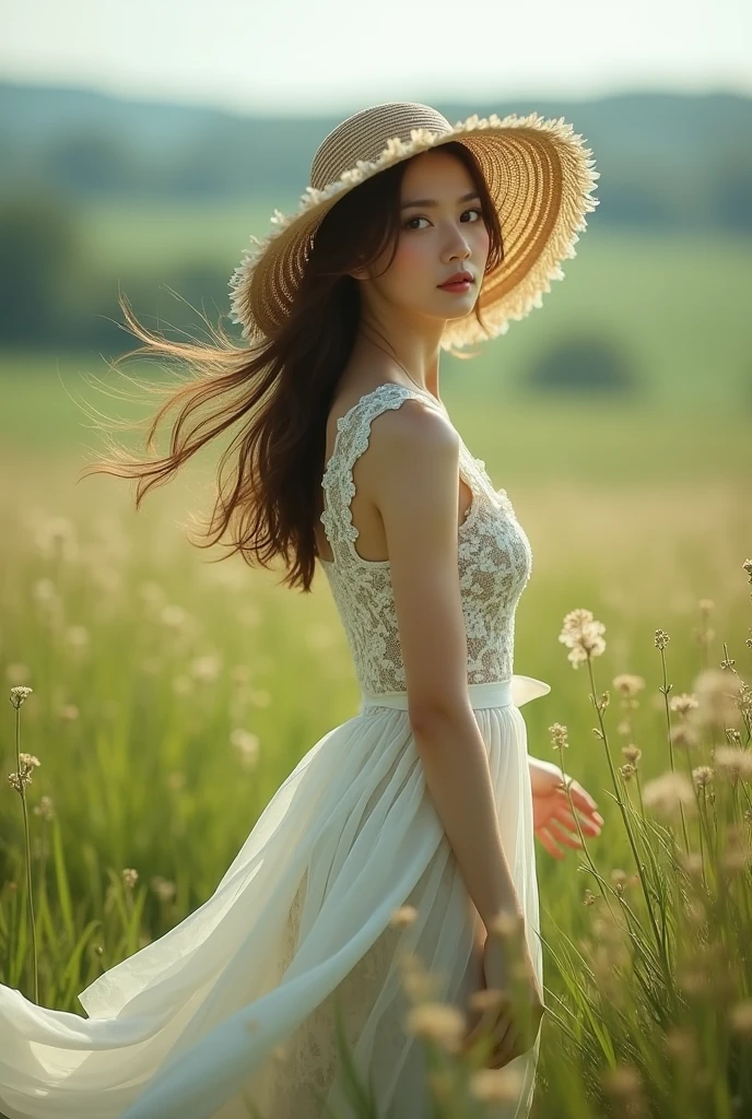 Don't change face make her most beautiful girl 