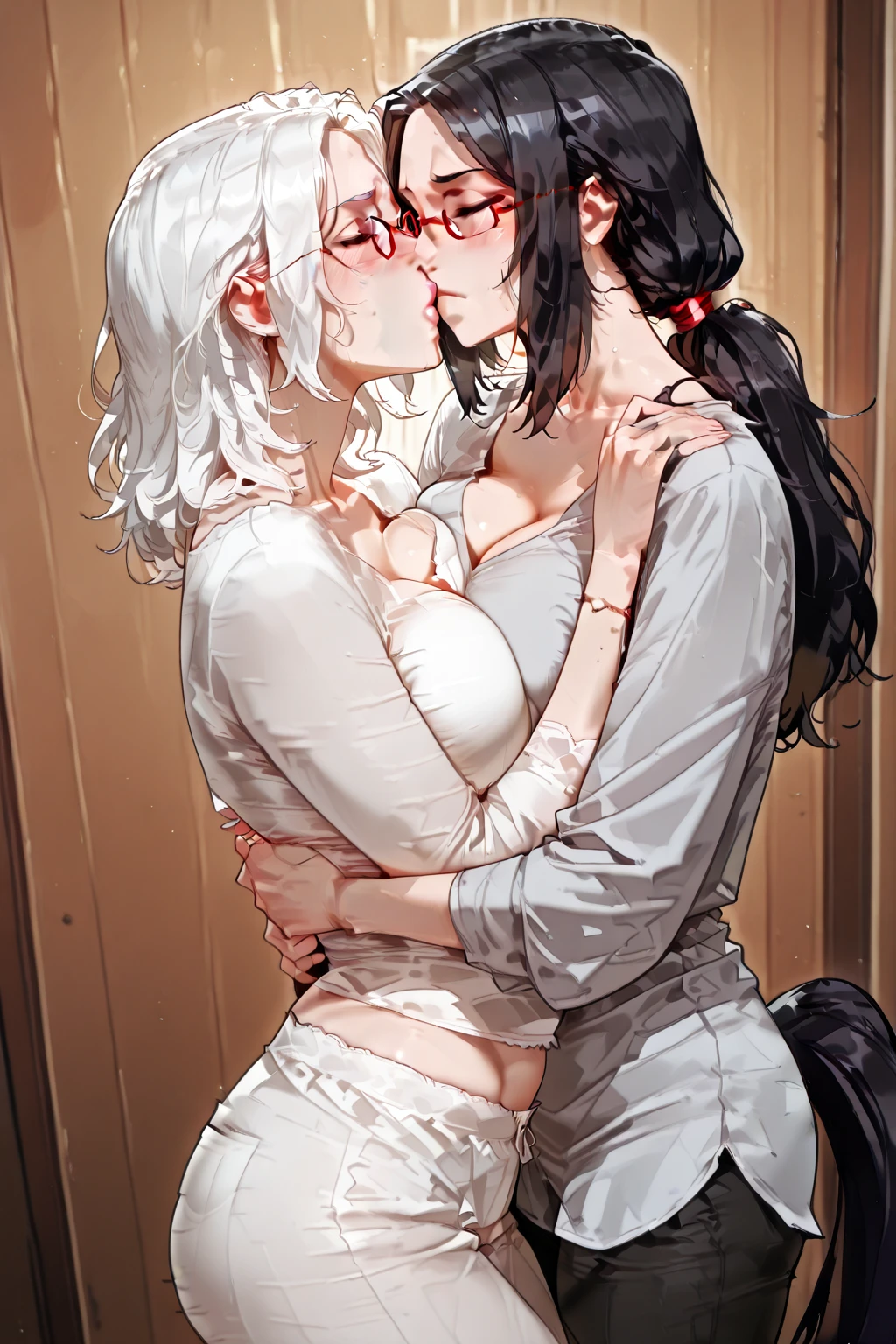 Two naked girl maturbing