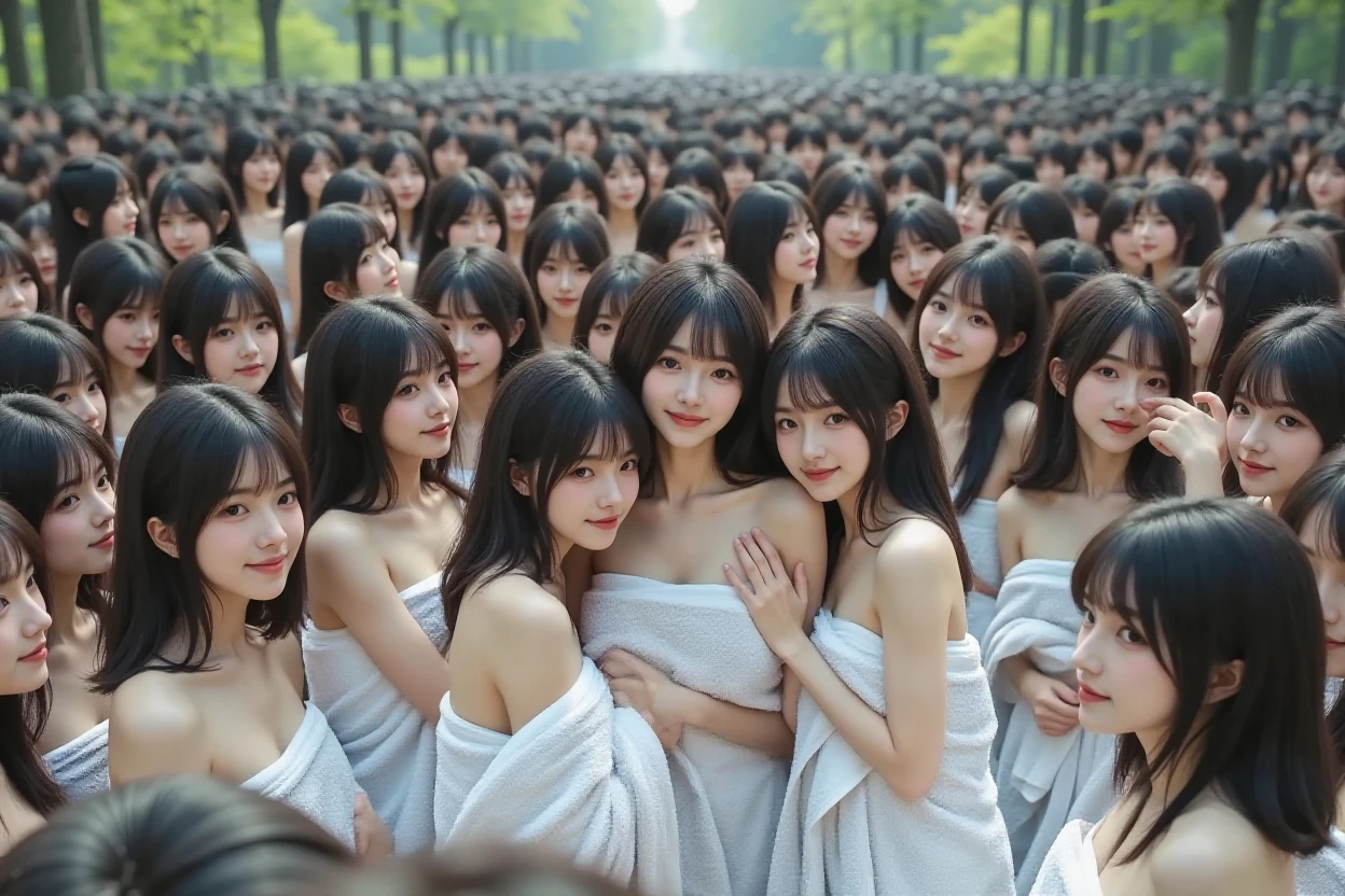 A naked woman is crying:1.6、Five men wearing clothes、Surround the Woman