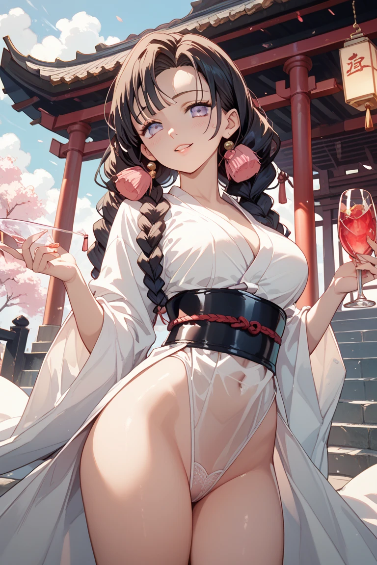 tmasterpiece， Best quality at best， 1girll， solo， long whitr hair， nedium ， looking at viewert， ssmile， By bangs，big cleavage ， hair adornments， red eyesits， shift dresses，((4K,Masterpiece,Best quality)), beauitful face,Hair accessories,solo,looking at viewert,ssmile,Shut your mouth,cparted lips,hair adornments,choker necklace,jewely,long whitr hair,耳 Ring,Chinese outfit,ultra - detailed,The inserts are very delicate and beautiful,dynamic angle,floatking,Beautiful and delicate eyes,Detailed light,Large chest,big breasts,big assa，Floating hair,glowing light eyes，bikini，Hood cloth，Lace lingerie big breasts，Blushlush，Lace lingerie big breasts,Lace lingerie big breasts,Kizi，Armpits，Blushlush，Hair between both eyes，long whitr hair，looking-at-viewer，solo，separate，outstretched legs，Very long hair，1 rapariga，（（brunette color hair）），The barefoot，Solitude，the feet，（（Red eyes）），long whitr hair，looki at viewer，jewely，Lie down，Blushlush，ssmile，leges，hindquarters，On the back，and the tongue sticks out，the original god,holding a pudica pose, passionate pose,Open mouth, ，holding a pudica pose，Harnes，chain，