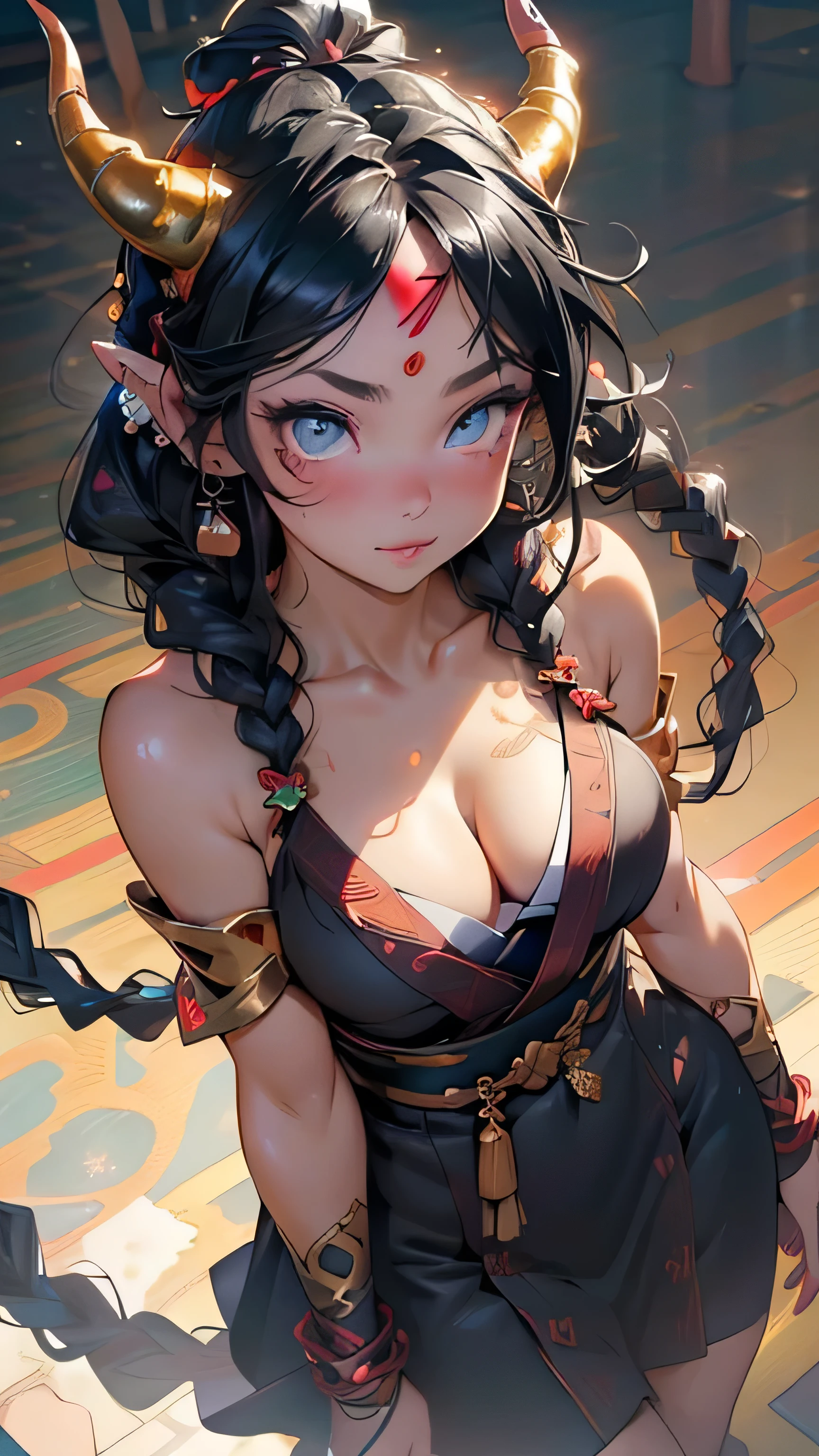 cute elf loli,girl, 1girl,(((little loli,tiny little body,small))),((anime elf loli with extremely cute and beautiful braided hair)),(((elf, elf earlat chest))),((((black hair:1.35,twintails braids hair,colored inner hair,ear breathing)))),(((red_eyes:1.3))),intricate eyes,beautiful detailed eyes,symmetrical eyes,big eyes:1.5,(((lustrous skin:1.5,bright skin: 1.5,skin tanned,shiny skin,very shiny skin,shiny body,plastic glitter skin,exaggerated shiny skin,illuminated skin))),(,detailed body,detailed arms,(detailed face)),
cute,slutty,erotic,daring,nsfw,
nude, choker, many piercings
(dynamic pose:1.0),embarrassed,(centered,scale to fit dimensions,Rule of thirds),
(Glossy winter ornaments),highres,sharp focus,(ultra detailed,extremely detailed),(photorealistic artwork:1.37),(extremely detailed CG unity 8k wallpaper),(((vibrant colors,vibrant theme))),(intricate),(masterpiece),(best quality),