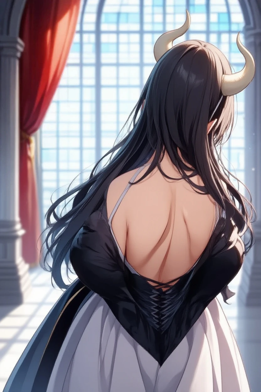 NSFW,(((1girl,1boy,fellatio))),Yor forger ,long hair,Black Hair, red eyes, SideLocks , kneeling,white lace panties,panty shot,
Break black dress , Sleeveless dress , two-sided dress ,Double-sided fabric, high heel boots, thing boots, , black Knee socks, gold hair band, hair ornaments, fingerless gloves, black gloves,hair flower, bare shoulders, Rose print, gold Earrings, Sleeveless, jewelry, bangs,choker, ,
break masterpiece ,8k unity wallpaper,anime key visual,highest quality, High resolution,  (shape:0.8),anime coloring,
highly detailed face, detailed eyes,growing eyes,shiny skin,fine skin,white skin,dense skin,detailed hair,highly detailed legs,
perfect lighting, Detailed CG, 
(perfect hands, perfect anatomy),High resolution,
Break slender limbs, delicate curves, dainty hands,figure:0.8,