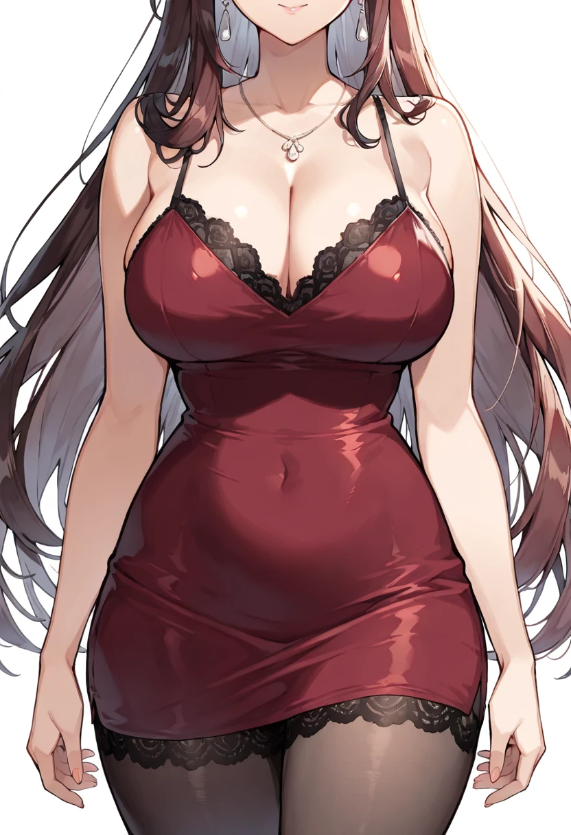 white skin girl,,muscular female,muscular girl, alternate muscle size, pink princess gown with delicate lace,upper body,