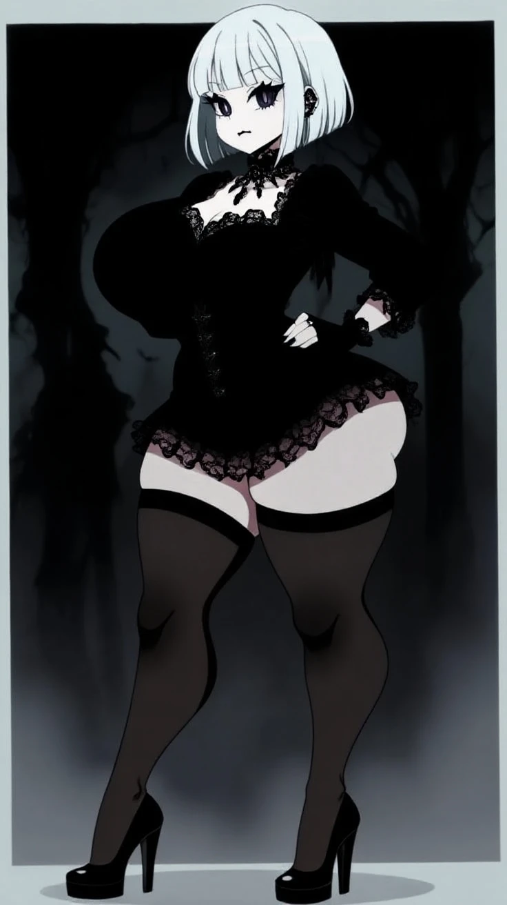 (masterpiece), best quality, expressive eyes, perfect face, olive skin, (((skimpy witch costume))), sexy, huge natural , huge ass, full body, jewelry, high heels, sexy, beautiful, long black hair, blue eyes, full body, aroused, lustful look, horny, (sadistic), (((domino mask))), (((sentai villain))), black witch hat, ((((1girl)))), standing pose