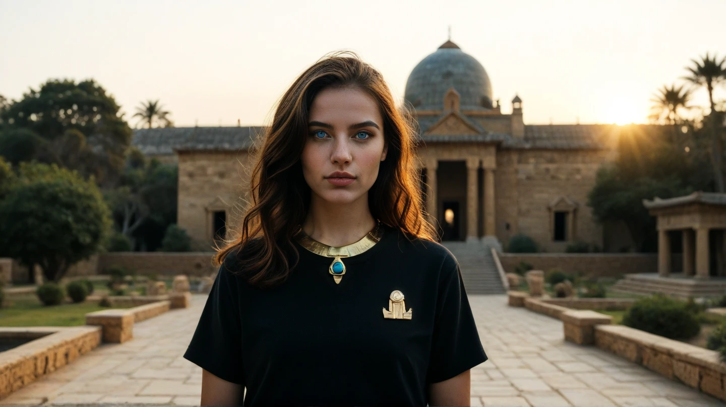 Make a t-shirt that has a mosaic design