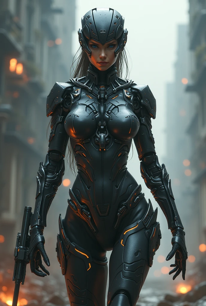 masterpiece,best quality,realistic,1girl,mature female,UltraMarie,armor,glowing,glowing_eyes,helmet,mecha,roboT,twintails,yellow_eyes,huge breasts,wide hips,fighting stance,city,((((Breast milk))))((((pubic hair))))((((milking))))((((sexy))))((((((((Super Breasts))))