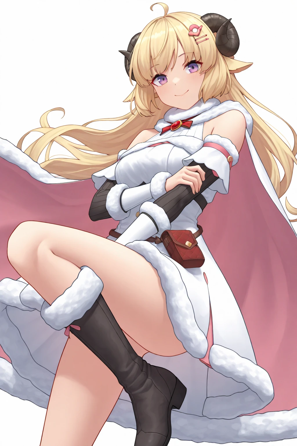 ,1young_teen_ girl,brown_hair,medium_bob_hair,platina_blond_hair,white_leotard,covered_crotch,thigh-highs,smile,standing,bluesky_landscape_background,slightly_spread_legs,happiness, short_gloves ,solo, r18, navel,relicbuster,short,boots,open_mouth,sitting,knees,bunny_ears,pov
