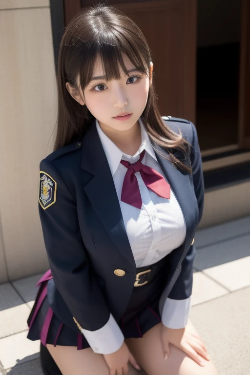 ((1 person)), ((Furious look))、((She is very angry))、Bedroom、masterpiece, Highest quality, 8k, Young and beautiful, Baby Face、The clothes are big 、Morphologically correct、 (Round face), Cute Face, Thighs, Poolside、smile、 Compensate, 10 generations, Detailed face, Background Blur、((((((high school girl))))))、(((uniform)))、((濡れたuniform)), ((タイトなuniform)), Close-fitting clothes, Written boundary depth, Tight waist、 ((Big Breasts))、(((ハイレグuniform:1.2)))、Underarm, (Please raise your hand),, (Black Hair)、(Low Twintails)