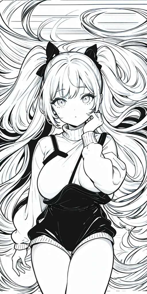 Sketch by NTY, white background, girl, watching the stars, masterpiece, best quality, long hair, charming, dynatic pose, excited, 
<lora:SketchStyle:0.7>