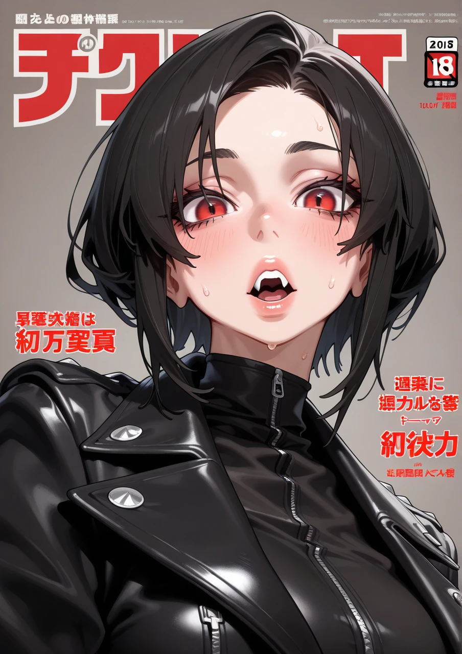 cowboy shot,(neon red), <lora:midfinger-left-v2-wasabiya:.8>, <lora:midfinger-right-v2-wasabiya:.8>, (middle finger), BREAK 1girl,open mouth, (tongue out), sharpteeth, (angry),red eyes, white short hair, (side cut), earrings, slim, BREAK (hood:1.2), turtleneck, simple crimson red background, (monochrome with red:1.3), (in style of caravaggio:.8), (masterpiece:1.2), (sharp:1.2), (qood quality:1.2), (RAW), (8K), (detailed), (photorealistic)