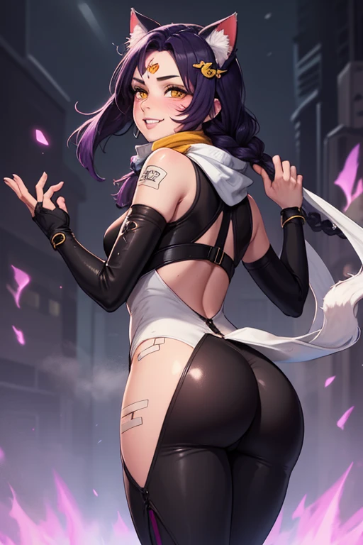 (Highest quality,4K,High resolution,masterpiece:1.2), (Ultra-detailed), (Slender beauty)(Age 27)(thunder:1.3) (Dynamic Art), (looking at the camera) (Dragon Ball Z setting), (The whole body is visible)(Vision:1.8), (Realist,photoRealist,photo-Realist:1.37), (High resolution,High resolution), (Portraiture), (Vibrant colors), (Long legs), (A noticeably elongated face), (Wide range) (Hermosos Fine grain), (Beautifully detailed lips), (Very detailed目と顔), , Bright eyes Dynamic angles and postures, Sweatびっしょり, Sweat,  (Long eyelashes), (Sharp focus), (Physically Based Rendering), (8 heads,Beautiful female warrior), (Mature Woman) (Leg spread), (intense), (expression of intense desire), (Motion Blur), (elegant), (Slim figure:1.3), (Inspired by anime), (Bright light), (Cinema Lighting), (Contrasting colors), (Mysterious atmosphere), (Action-packed scenes), (Unique Look), (impressive), (Reveal costumes), (Exciting),(Deep Eyes),(Fleshy pubic area), (Expressive), (Interesting atmosphere), (Dark blue high socks　Magic Mix Real、(RAW Photos:1.2)、(Realistic:1.4)、The beauty of beautiful details　Laughter、Big Ass、blonde、((I can see your pants))(Panty shot)Earrings　eyelash　Beautiful and detailed、Large file size、Very detailed、High resolution、Transcendental beauty　Highest quality、masterpiece、、(Riders jacket))、Very detailed表現, In detail、Very detailed顔のCinema Lighting、1、positive、((Dynamic pose)))、(Lean back:1.2), (Open Stance))、(From below:1.5), (Under the skirt:1.5), Check Pleated Skirt、Sexy upward glance, (Spread your legs and show me your panties:1.5), (Black see-through panties:1.5), (Low rise:1.5), (Long purple hair:1.5), (Healthy Body:1.5), (High leg tiny panties,,,,,,:1.5), (Looks like see-through panties :1.3), (Pubic hair is visible:1.5), (Browsing Caution:1.5), (Shyness:1.5), (Black long boots:1.5)(Ecstasy:1.5)(orgasm:1.3)