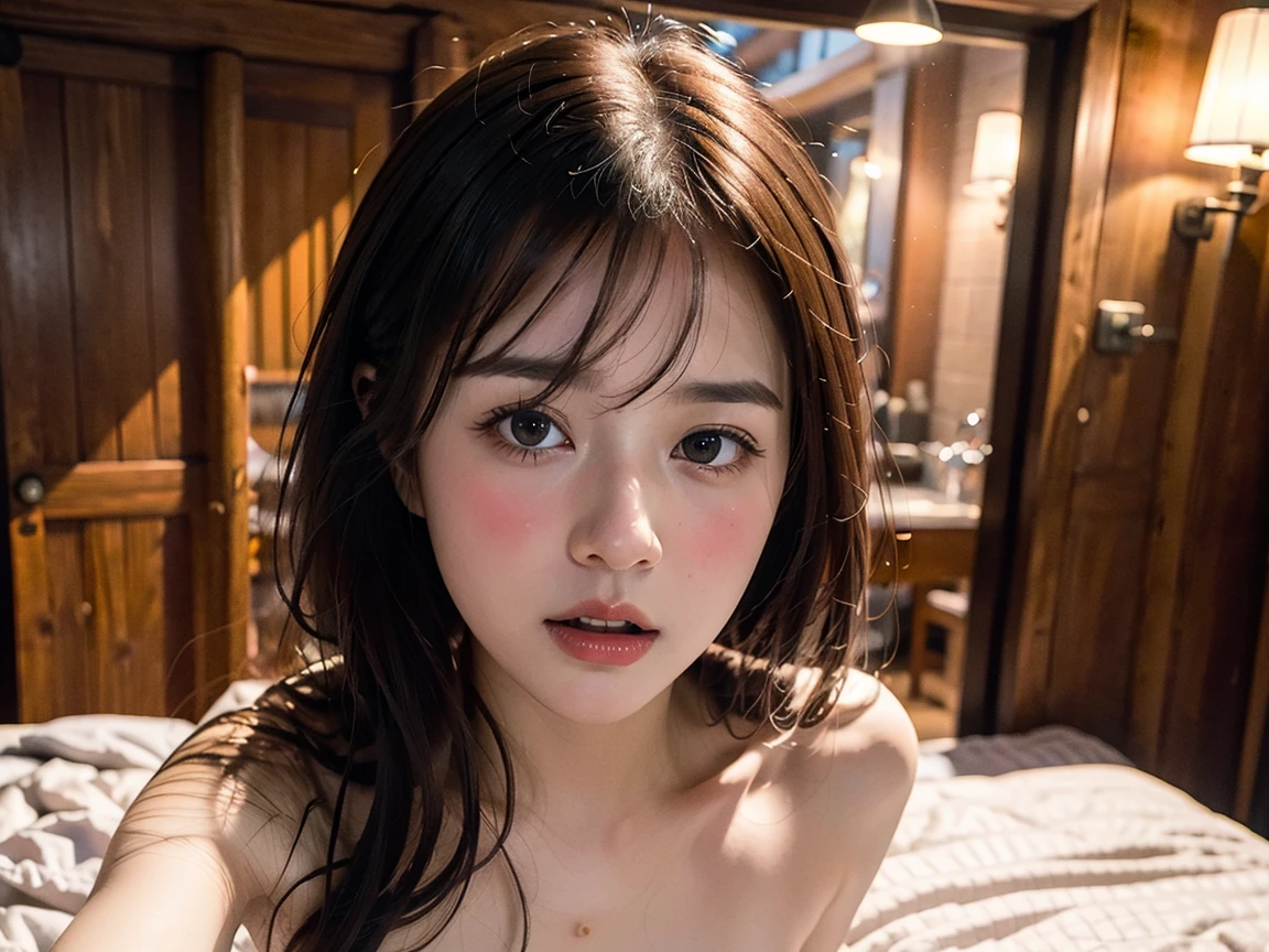 (highest quality, masterpiece:1.3), shape, ((Beautifully detailed face)), beautifully detailed skin, Intricate details, Very detailed, Best image quality in 8K, The true picture () (18 year old high school girl:Completely naked:1.8) (Large Breasts:1.2),A Japanese girl,Baby Face,(Detailed Hair,Twin tails:1.6,Platinum Blonde Hair,Gray Hair),Detailed lips,Open your mouth,(Masturbation:2.0,masturbation behavior),(Bedroom,Lying on the bed,Rubbing your chest yourself:1 4,Composition from above),blush,Embarrassing,(A look of pleasure:1.5), Realistic Face,Realistic Skin,(sexy:2.2,Clothes are disheveled),(Vibrant Skin,Moisturized Skin:1.2),Vivid lips,Lip gloss