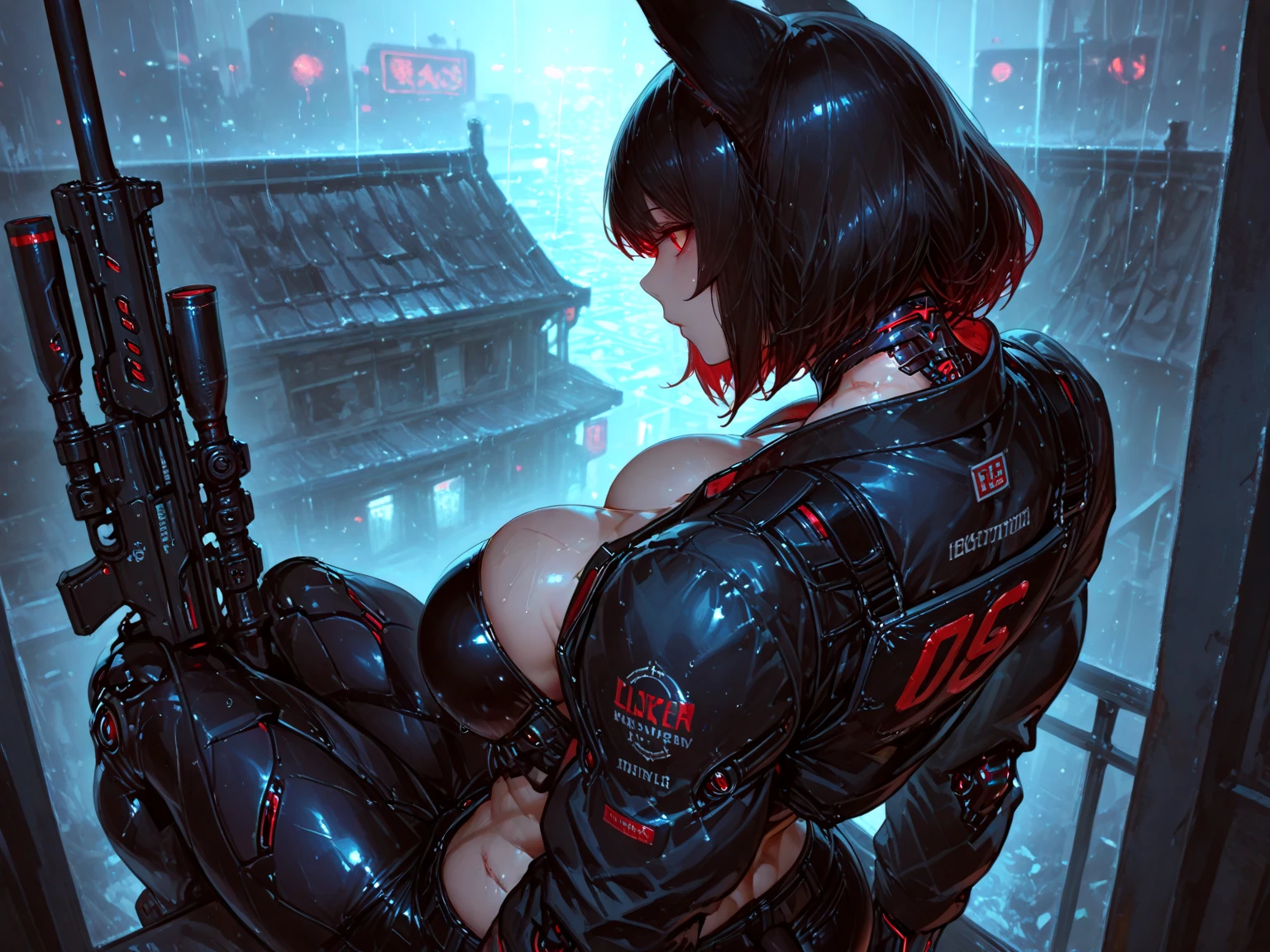 steam locomotive、On the roof、3 beauties、(Beautiful woman standing on the roof of a locomotive), steampunk, combat, camel toe、huge tit、Nipple Puffs、cleavage、Plump、Super big breasts、super big butt、Battle on the roof、Moonlight night、Detective、The Mysterious Steam Detectives、A warning from the phantom thief、Buddy is a nurse、The other buddy is a robot、Riding on motorcycle