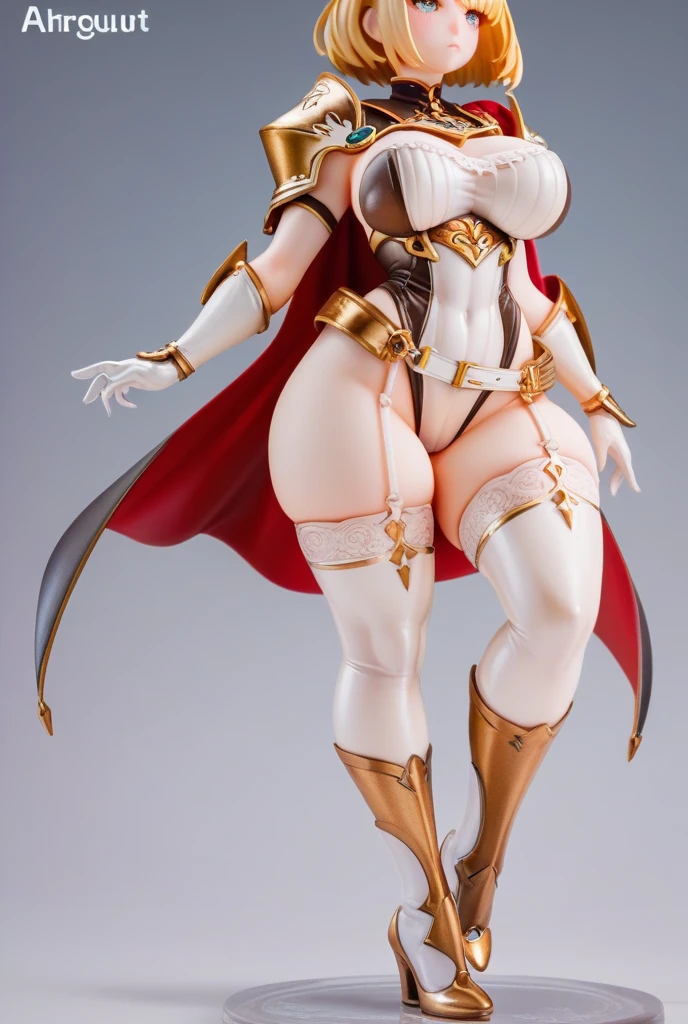 ((BLACK BACKGROUND,1:2, masterpiece)), full body MILF BIMBO standing with two long thighs and two high heels, red eyes, silver white hair, short bob style hair, big breasts, cleavage, separate sleeves, tiara royal, long cape up to two feet, yellow bikini, hands on waist, navel, lustful smirking smiling, smile face (red blushed, red cheeks), metal shoulders, gold sleeveless armbands, black leather choker slave collar, shackle bracelets, sex slave red crest, full body MILF BIMBO standing with two long thighs and two metal sandals, red eyes, silver white hair, short bob style hair, big breasts, cleavage, separate sleeves, tiara royal, long cape up to two feet, yellow bikini, hands on waist, navel, lustful smirking smiling, smile face (red blushed, red cheeks), metal shoulders, gold sleeveless armbands, black leather choker slave collar, shackle bracelets, sex slave red crest, pauldrons, breastplate, corset, eye focus, full body, whole body. 1solo . slave fighter, loincloth standing, hands on hips, metal sandals, backpack, choker, big belt, view from below, feet together, bracers, tiara)