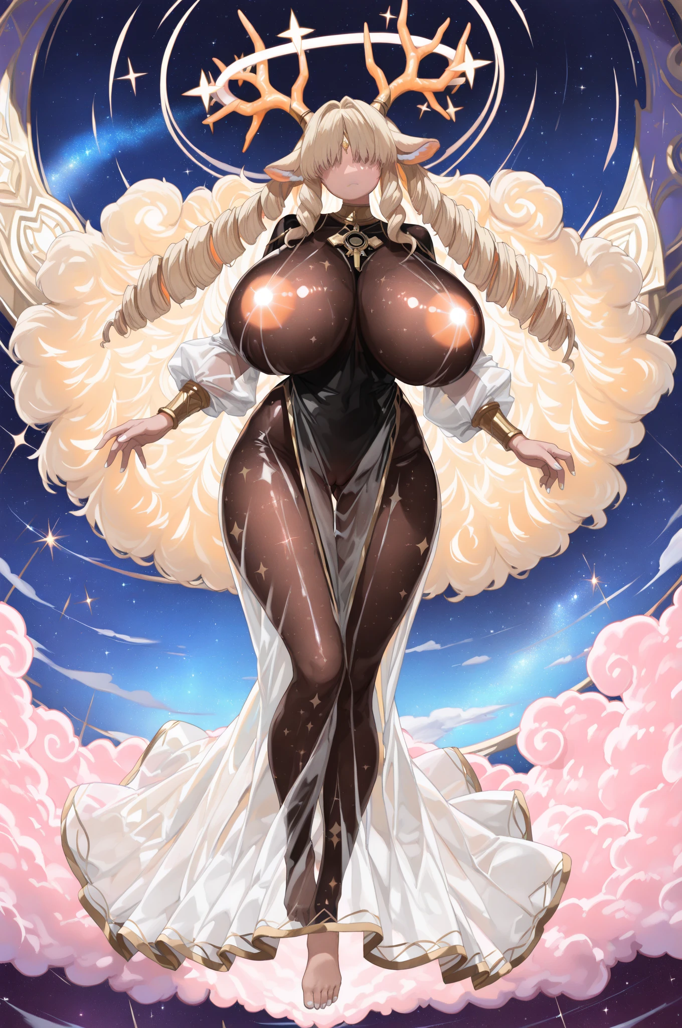 The best masterpiece ever、🌟Beauty, 3D 2 dimensions, rich, bionde, skirt, stockings, high heels, Star、(Highly detailed CG Unity 8K wallpaper),(masterpiece), (highest quality), (Super detailed), (best work),(best shadow), (sharp eyeliner, eye shadow, fine eye:1.1), (超High resolution,realistic,realistic),(8K,Raw photo),mature woman、sensual curves、huge breasts、thighs、bubble、Ass masterpiece, full body shot, Beautiful woman, enchanting smile, thick lips, plump lips, blush, looking at the viewer, provocative expression, Beautiful hairstyle, cleavage, Plump、curvy hips、attractive face、sexy dress、an inviting gaze、expression of emotions、(((erotic dress)))、gorgeous accessories 、Women with Big Breasts, golden hair, colored feather, metal ornaments, colored flowers, particle, light, (1 girl:1.3),(Fractal Art:1.1),(colorful:1.1)、(flowers:1.3),most detailed,(tangled:1.2), (dynamic pose), (abstract background:1.3), (shiny skin), (lots of colors :1.4), ,(earrings:1.4), (feather:1.4),masterpiece, highest quality, Super detailed, 30~40 years, full body shot, beautiful 、different hairstyles，gold headband，plump breasts，beautiful butt，greek clothing，Tulle covers the chest，perfect balance, Costume Details Details,marble，cinematic lighting, film grain, high detail, openwork decoration，(((Colorful high-end dresses)))、(((Anatomically correct body))) ,big breasts,cowboy shot, blush, (((1 girl))), perfect face, (((highest quality))), (Super detailed), detailed face and eye, (alone), High resolution、beautifuleye,(((sexy pose)))、(((Well-formed big breasts)))、((beautiful eye))、luxury、(((超High resolution)))、(((detailed description)))、(((Chubby body type)))、(((Body parts that correspond to anatomical structures)))、Beautiful long eyelashes、Balanced body type,The legs and arms are just the right size、Fishnet tights、glamorous、(((Clear white and black eye)))、lipstick、Sparkling、(Undistorted face, eye, body)、jewelry、gem、(Long and curled beautiful eyelashes)、(((Well-balanced beautiful breasts)))、(transpare