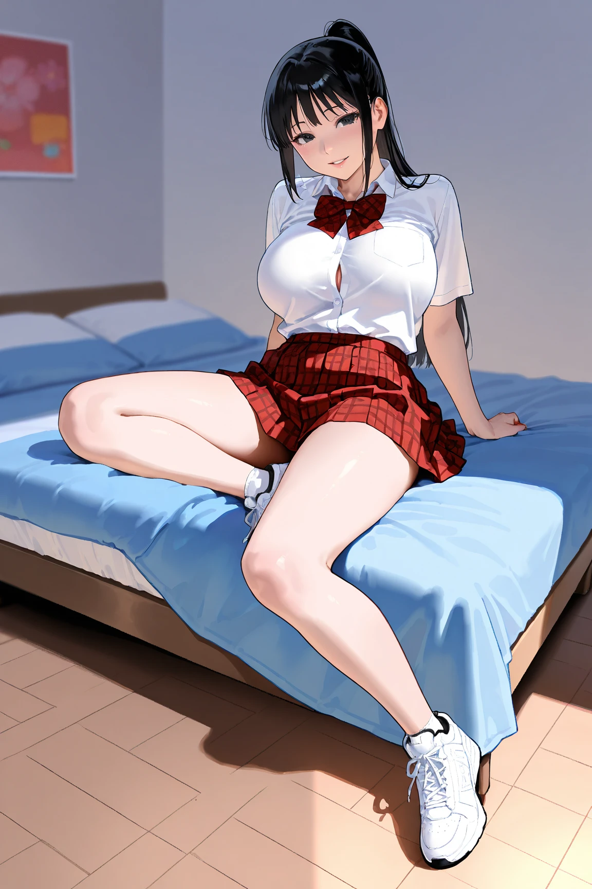 (masterpiece), (best quality), (ultra-detailed), (best illustration), (best shadow),
BREAK
girl, detailed eyes, sweat, steam, medium breast, nsfw, light smile, looking at viewer,