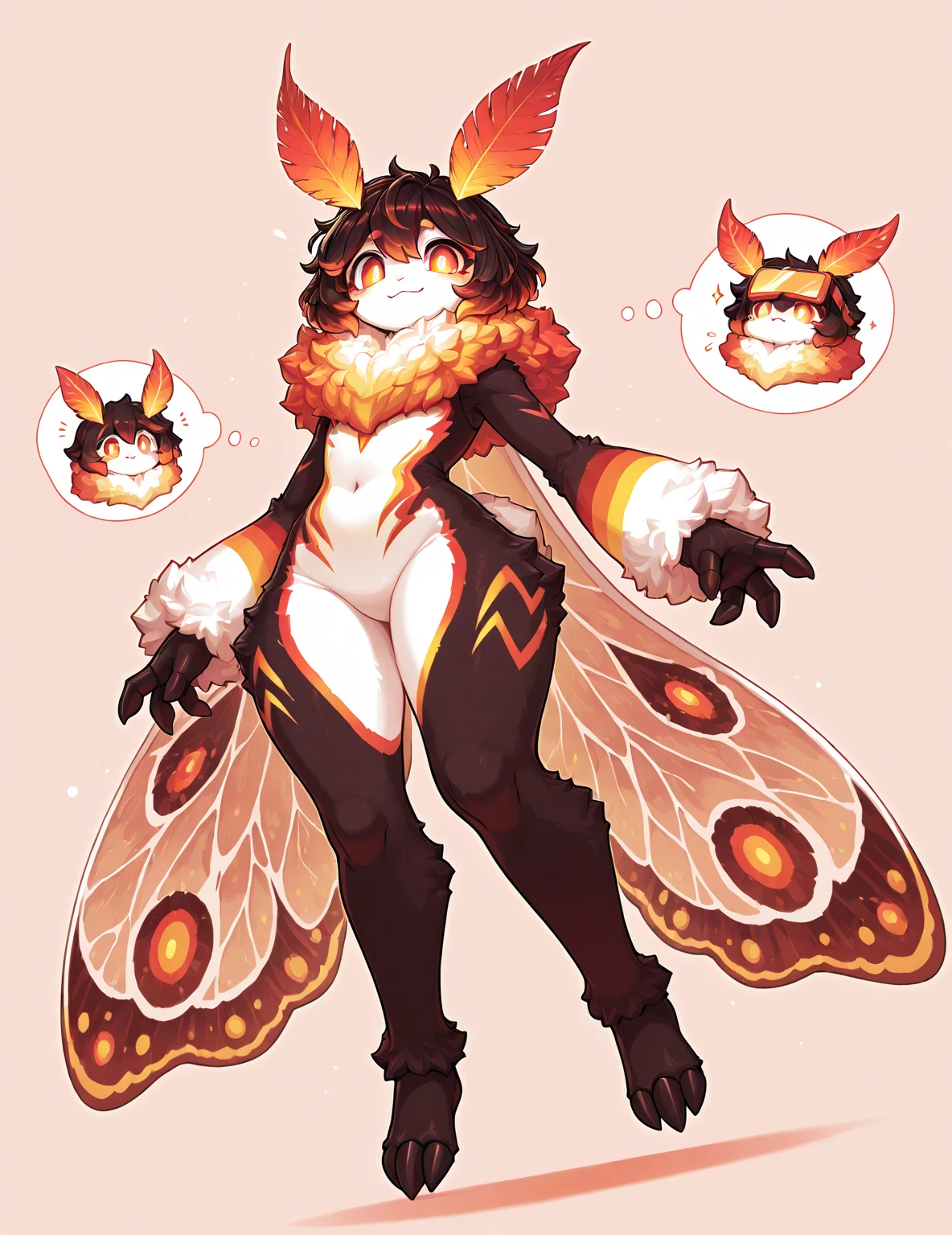 ((best quality)), ((highly detailed)), absurdres, detailed face, beautiful face, (detailed eyes, deep eyes), (1girl), <lora:CharacterDesign_Concept:.6>, (CharacterSheet:1), (multiple views, full body, upper body, reference sheet:1), full body, ((wide shot)), <lora:hairdetailer:.8>, (((bee girl))), ð, colored skin, yellow colored skin, (black hair, <lora:conceptColoredInner_v10:1>, yellow colored inner hair), honey yellow eyes, (<lora:solidEyes_v70:.8>, solid eyes, colored sclera), fur, (arthropod girl), ((antennae)), (bee wings), (symmetrical wings), (carapace), <lora:ExtraArms:.9>, ExtraArms, extra arms, (arthropod limbs), wide hips, beehive, honey, honeycomb (pattern), hexagons, fur-trimmed clothes, black and yellow clothes, (queen, crown, royal), (motherly smile), mole, mole on breast, mole under eye, very long hair, large breasts, sagging breasts, pregnant, (hand on own belly), strapless dress, ((long dress, maxidress:1.2)), garter straps, stockings, detached sleeves, feather boa, bare shoulders, collarbone, palace throne room, honeycomb (pattern) walls, (hand on own chin, head rest)}, (inside, in a hospital), <lora:ALESYO_alpha_sd15_by_IsnAI:.8>