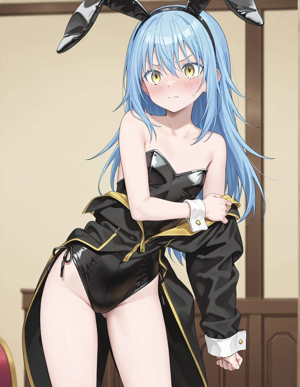 NSFW,One girl,hoshimachi suisei,blue eyes,Blue Hair,choker,Hair between the eyes,Medium Hair,Side Ponytail,スターchoker,Small breasts,China dress,belly button,High heels,Love Hotel,(Perfect hands),(Perfect Anatomy),(masterpiece),(highest quality)
