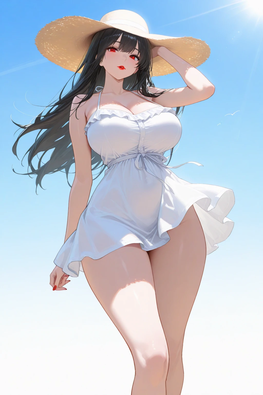 Big milk white silk