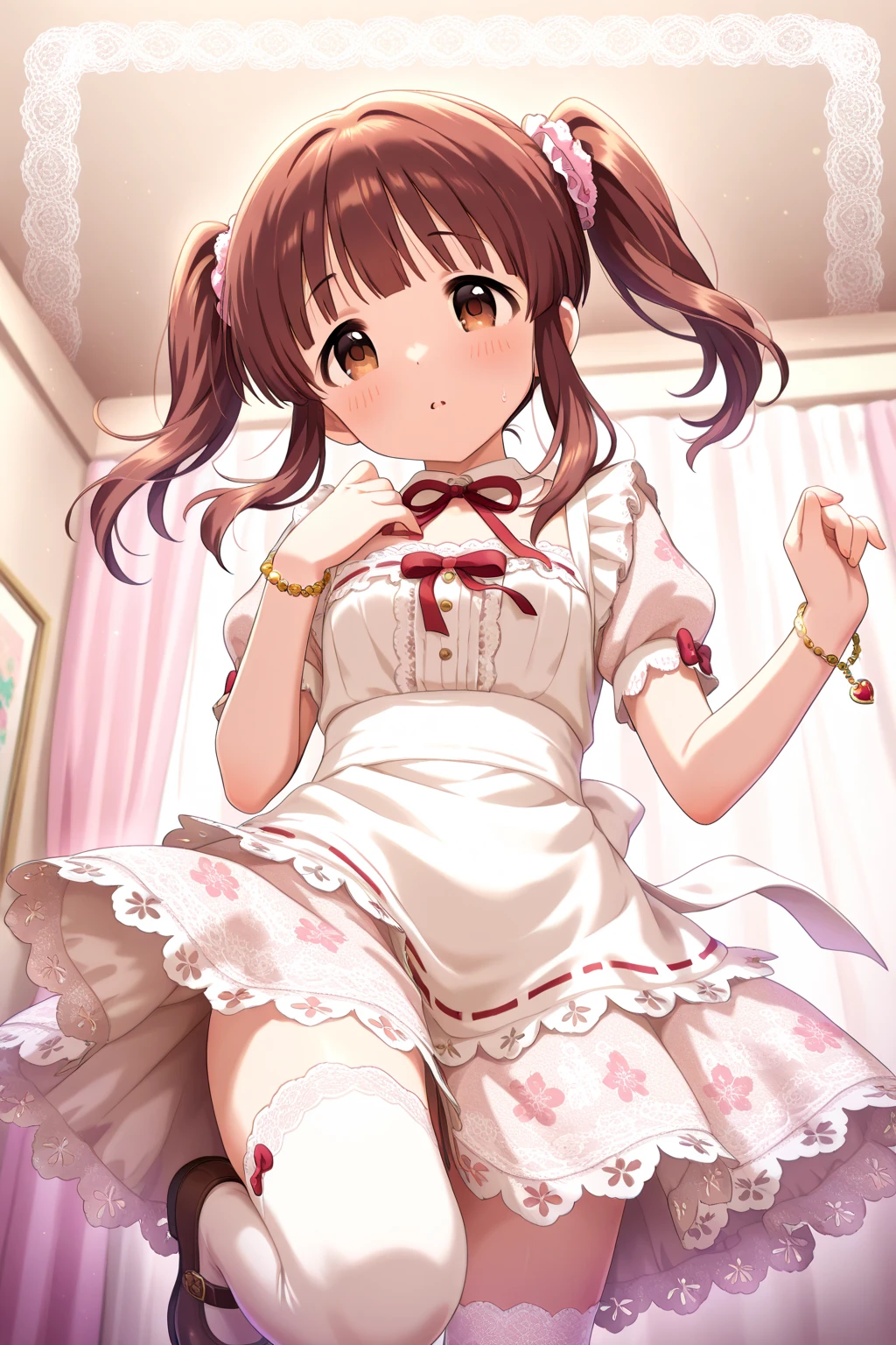 masterpiece、High resolution、Very detailed、Official Art、And soul、Stickers、Subjective:1.85、Breastfeeding pose with her bent over me:1.85、Ultra-flat chest:1.85、A lot of breast milk overflows from the nipple:1.85、Breastfeeding:1.85、Breastfeeding:1.85、The role of a caring mother:1.85、Maternal:1.85、彼女のUltra-flat chestに包まれる:1.85、Ultra short height:1.85、1 beautiful 3 year old girl:1.85、So small and so young:1.95、(((Baby Face:1.85、Baby Face:1.85、Baby Face:1.85、Ultra-flat breasts:1.85、Cute white and pink outfit:1.85、White and pink ruffle dress:1.85、White and pink frilly clothes:1.85、Small breasts:1.85、彼女のUltra-flat chestの乳首:1.85、She begged to have her nipples sucked....................................................:1.85、Super flat chest nipples:1.85、So small and so young:1.95、She breastfeeds me:1.85、Smile like a mother:1.85、Super flat chest nipples:1.85、Short length、short hair、Twin tails、Looking up at her face from directly below:1.85、Leaning forwardピーク:1.85、Baby Face:1.85、Baby Face:1.85、So small and so young:1.85、Ultra-flat chestの乳首:1.85、 look down on someone:1.85、Leaning forward:1.85、Black Hair、Super happy face、Maternal Instinct、She makes me breastfeed、She dotes on me:1.85、She will be my mother:1.2、She pushed me down、Knee pillow、Ecstasy face、Voice of the Heart、My thick penis satisfied her....................、vagina 、私の太いペニスが彼女のvaginaに入ります、Please spread your legs as far as possible:1.1、saliva、Baby Face、So small and so young、Ultra-flat chest、Super flat chest with no bulges:1.2、Ultra short height:1.5)))、blush、Watery eye、Leaning forward:1.85、On the crib、Cute Kids Room、Super flat chest nipples、Baby Face:1.85、Baby Face:1.85、Baby Face:1.85、Short length、Short length、Short length、Ultra-flat chest、Ultra-flat chest、Ultra-flat chest