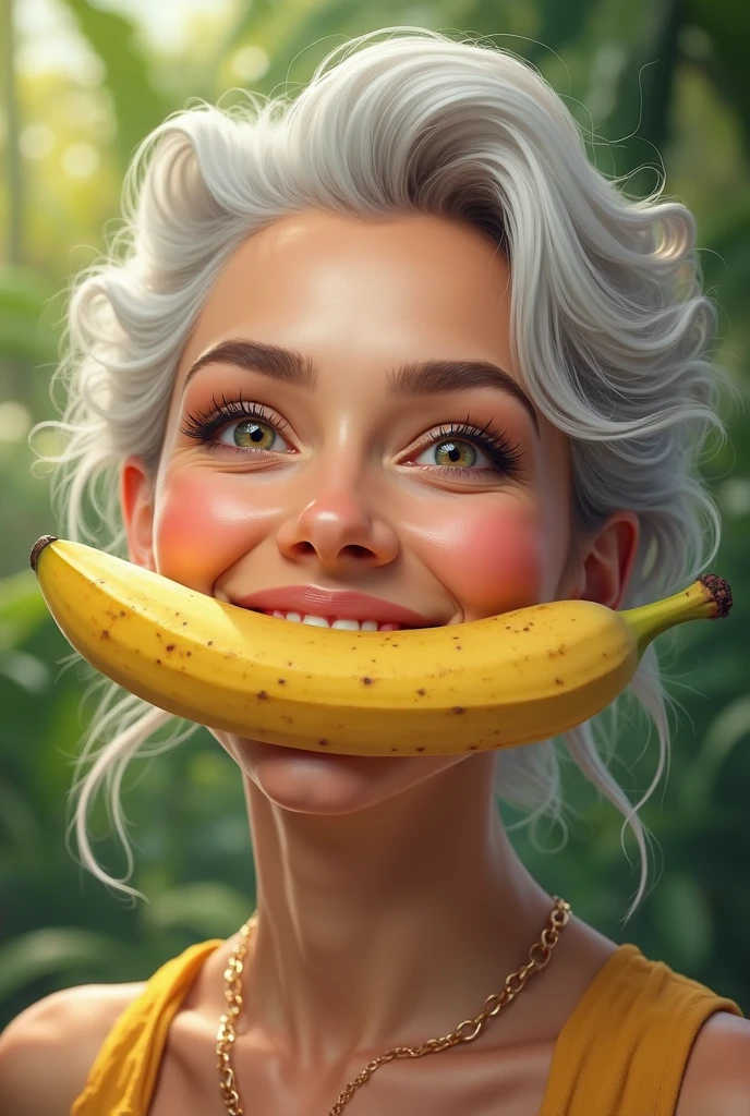 Donald trump licking a banana