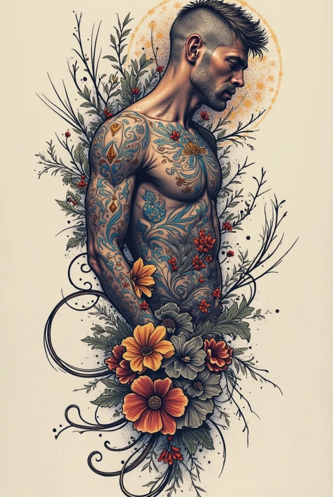 Small tattoo to attract money for men