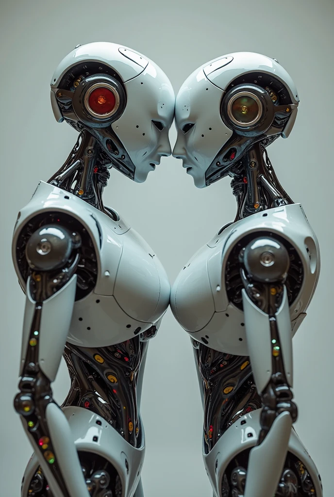 Female robot having sex with mam