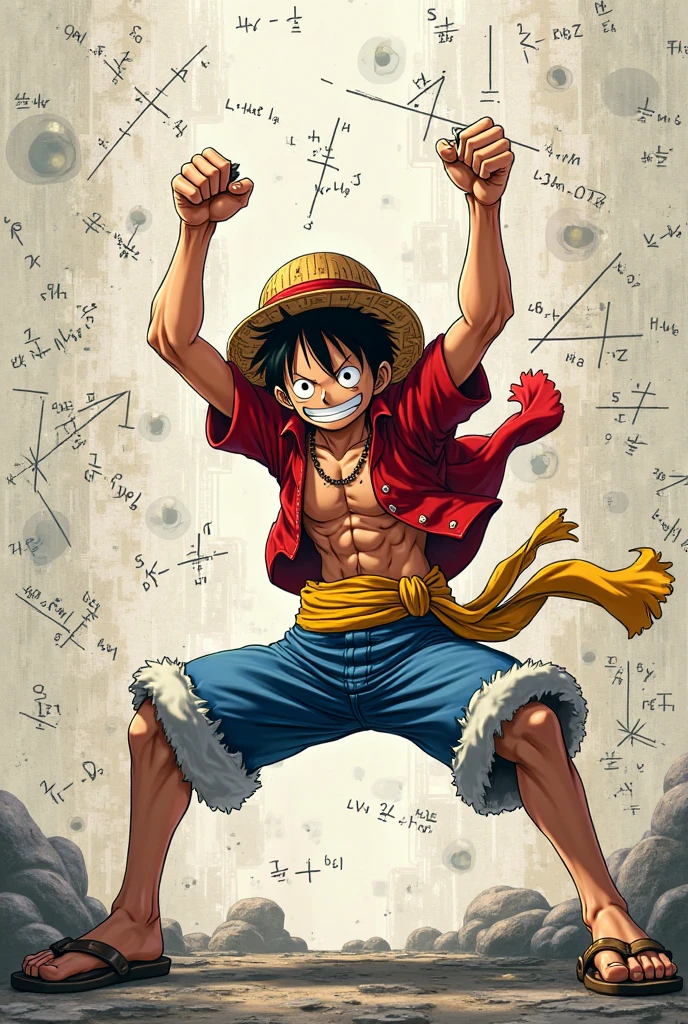 A quirky and charming pencil line drawing of full canvas size Luffy from One Piece anime in his usual red blue attire and strawhat, Luffy is running towards the viewer, holding a brain in one hand and waving with the other. There's a speech bubble above his head that reads, "Hey STOP SCROLLING! you forgot something?" The background is a clean, white canvas that highlights the simplicity of the drawing and the playful nature of the scene, illustration