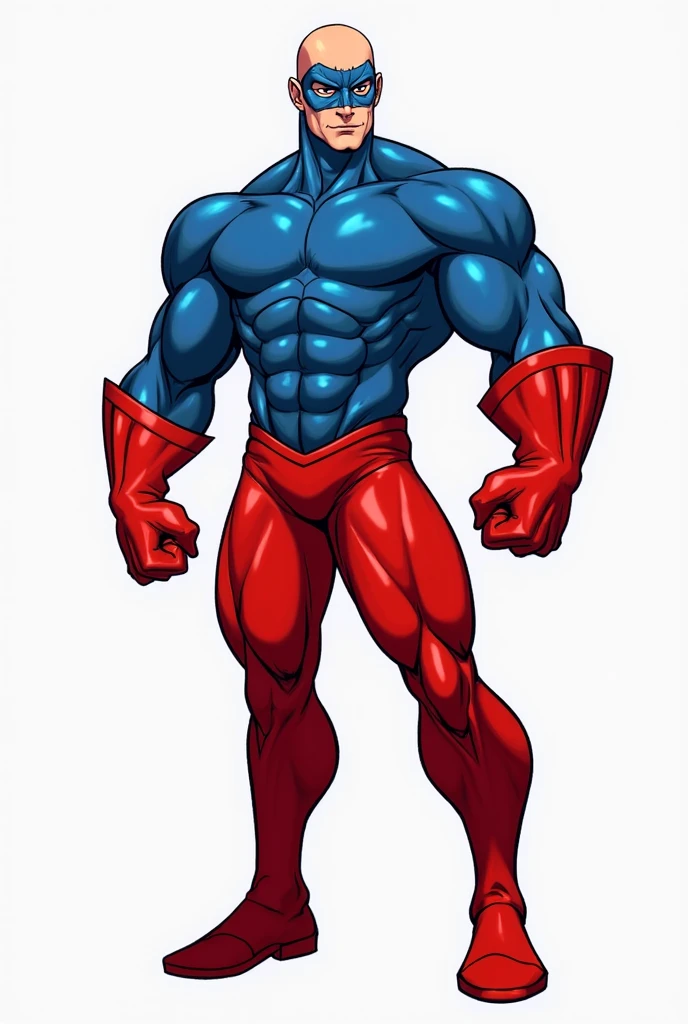 captain planet, design sheet, ((thin jaw)), captain planet, ((blue face)), colored skin, (slendered abs), green hair, ((dark blue skin)), masterpiece ,muscular, (veiny biceps:1.1), big arms, chiseled chest, detailed , shiny skin, powerful, godlike, v shape body, wide lat muscles, broad shoulders, large biceps, slender legs, (veiny legs), masterpiece, smaller legs, larger upper body