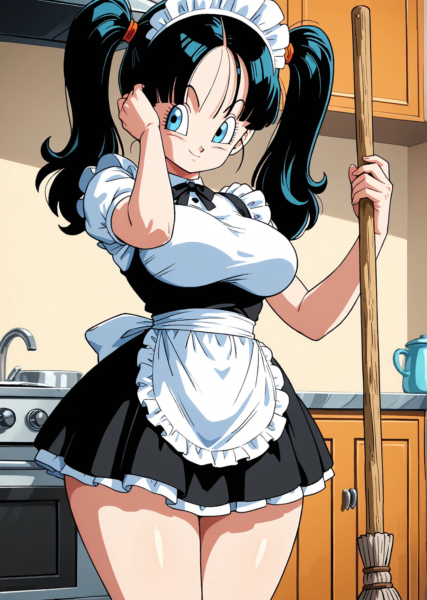 ((masterpiece)),((best quality)),ultra-detailed,illustration,Explicit,Beautiful body,Beautiful Nose,perfect eyes,perfect face,wallpaper,ultra highres,4K,photography,anime screencap,official style,shiny skin,faint lips,BREAK,nsfw,1girl,solo,Akane_tendo,Blue hair,furinkanuniform,slender,BREAK,blush,angry,closed eyes,closed mouth,tears,cameltoe,lift skift,show white panties,looking  side,(cowboy shot:1.2),front view