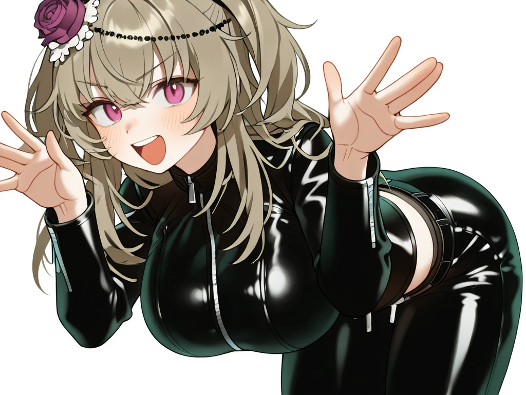 (((Thumb, index finger, middle finger, ring finger, little finger))), (((hands_up, double piece_sign, double_v:1.1, two fingers up))), hood, jacket, (((body suit))), black clothes, black wear, (((black tights))), weapon, cowboy shot, (((blindfold))), beautiful face, masterpiece, super fine illustration, ultra high res, masterwork, best quality, cg unity 8k wallpaper, official art, ultra detailed, squatting, full face blush, smile broadly, evil smile, fucked silly, vulgarity, rape face, open legs, groin, spread legs, head to toe, super detailed skin, (((open mouth, stick out tongue, long tongue, tongue out, tongue))), gleaming skin, oil skin, shiny skin, breasts, black loafers, groin focus, happy, perfect hands, (((perfect fingers))), bangs, perfect ??????? hands, ultra detailed beautiful hands, ultra detailed beautiful fingers, fingertip, clothed, open legs, groin, spread legs, squatting, string panties, (((breasts skin tight))), extremely detailed beautiful hands, extremely detailed beautiful fingers, outdoor, road background, Alleyway, highly detailed hands, highly detailed fingers, finely detailed hands, finely detailed fingers, super detailed hands, super detailed fingers, frown, furrowed blow, Street light, shiny background, asphalt, five fingers, 5 finger, exquisite detailed hands, exquisite detailed fingers, hyper detailed hands, hyper detailed fingers, tightly gloves, black gloves, shiny clothes, pantyhose, symmetrical hands, sweat, even hands, symmetrical fingers, even fingers, ((((((pow pose)))))), (((clenched hands))), (((spiked animal collar))), wet skin, (((closed hands))), (((palm of the hand))),