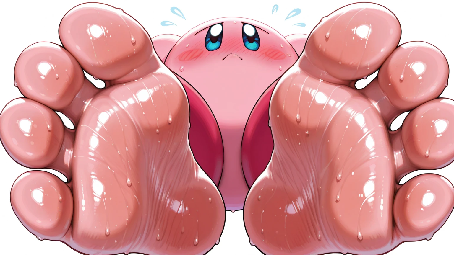Young man,Huge testicles like giant balls,gaping urethra,gaping penis,naked,Enlarged nipples