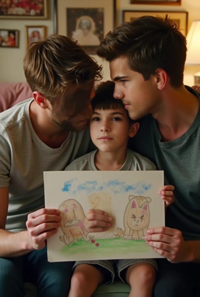 naked boys with their older brother in an erotic room fucking, follado, sex, beautiful, homosexuals, beautiful, elegant, excited boy masturbating and gets so excited that semen comes out, rico, delicious, pene normal, no furry, crisp quality, The best quality, very well detailed, without errors