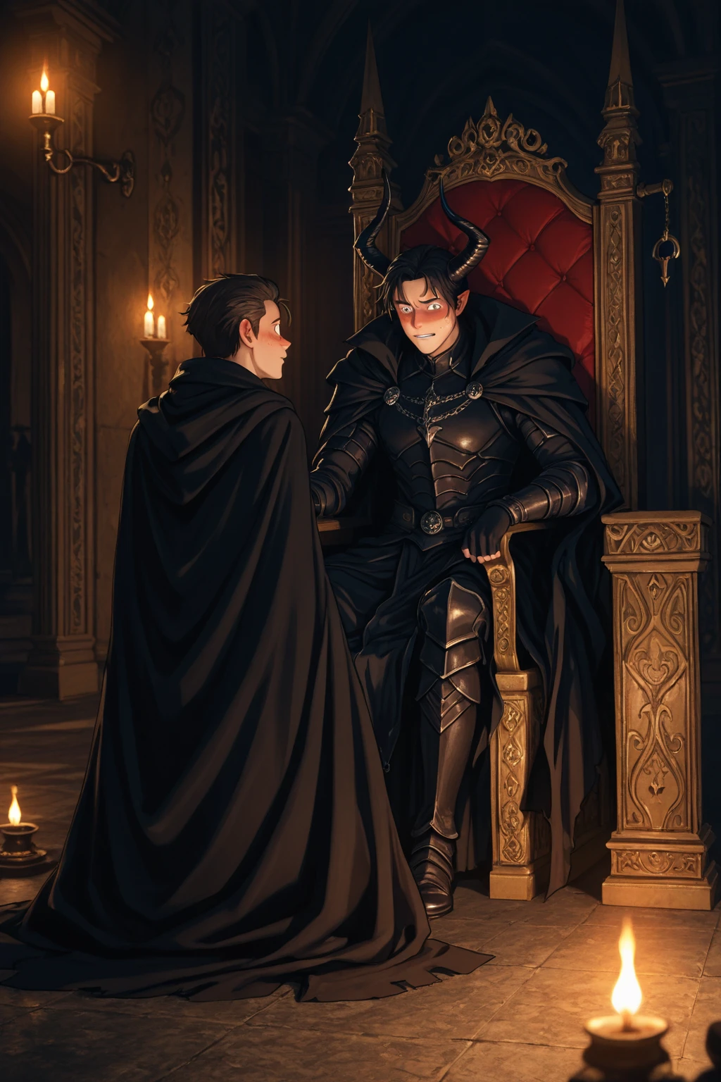 (((1 male king inspired by male aemond targaryen and a group of ugly bastards men - a male young adult king of iron throne on all fours wearing erotic and provocative torn leather medieval clothes like in game of thrones is being enslaved by ugly group of peasants and fucked))), NSFW, ((yaoi gangbang:0.3)), (game of thrones inspired yaoi), (dark fantasy yaoi), ((dark setting)), ((the gay peasants tease the fallen and enslaved male king “how do you like being our slave?” The king breathing heavily says “Ngh, please fuck me!”)), ((inside dark castle like in game of thrones background)), ((ashamed defeated king being humiliated by dirty male peasants yaoi)), ((gay sexual assault)), ((well drawn ganbang pose)), ((male targaryen getting clapped)),