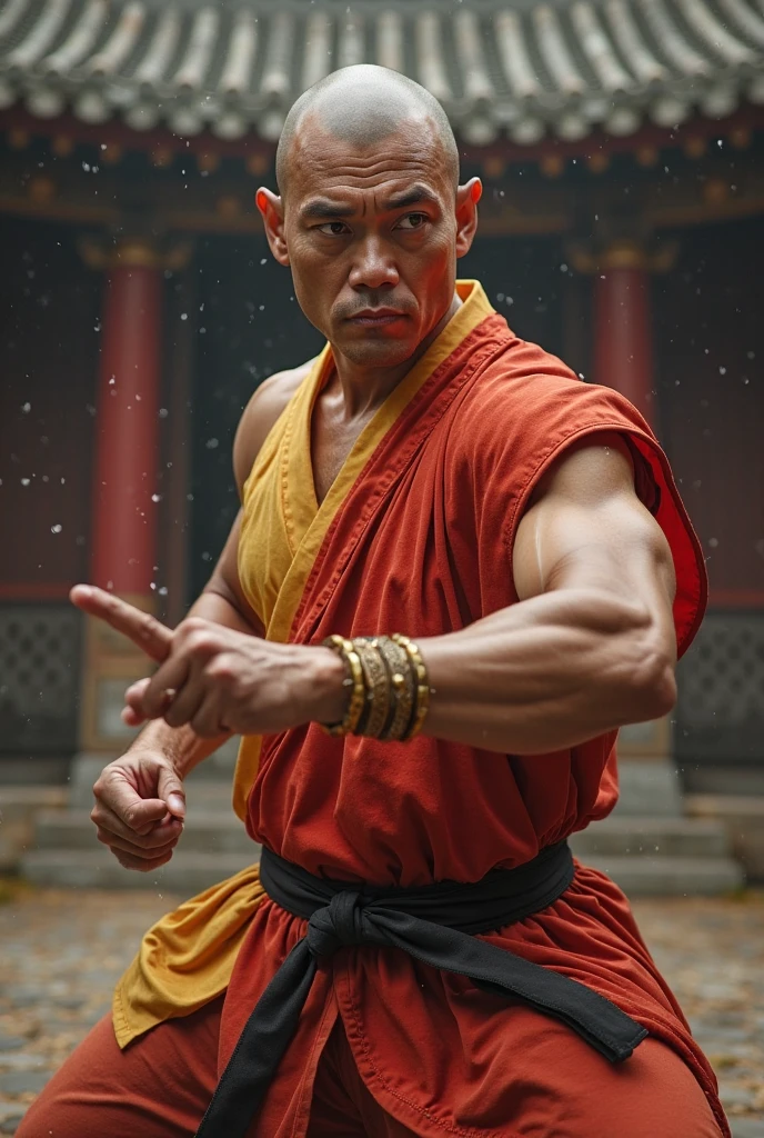 (1 page of a comic book with many plots), (Shaolin monk surrounded by other Shaolin monks), (Shaolin Monk and Brothers Celebrate Victory Over Enemies), calm face, Looks happy, (Looks calm:5,0), in the cells of the Shaolin Monastery, brightly, candle lights, Incense, BUDDHA STATUE, comic style, Multiple images in one frame, Action storyboard, Best Quality, Highest Resolution, Extreme detailing, maximum definition