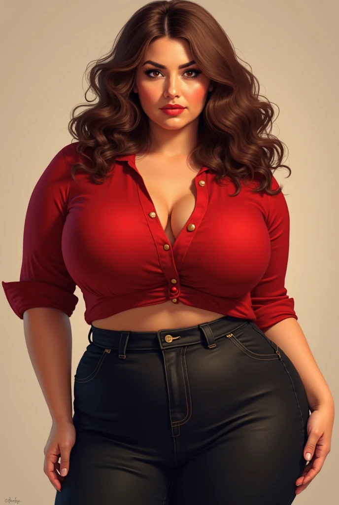 (full body:1.4),. cute 22 yo brunette Caucasian woman with green eyes. Sexy chubby figure, natural bts.reasts, beautiful ass. Smile. Eyeglasses, necklace, leather jacket, sheer lace top, denim pencil skirt, boo