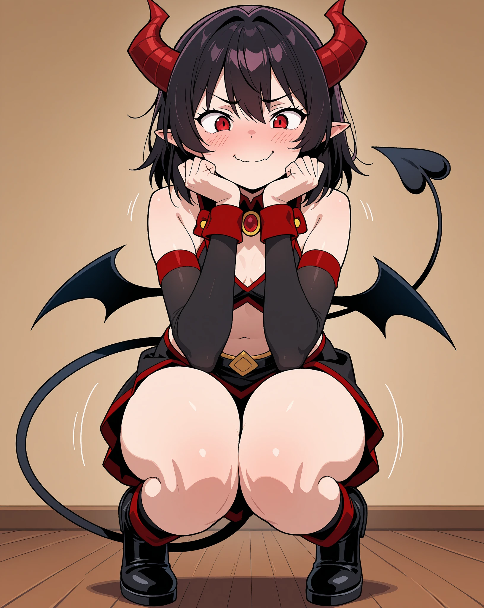 furry girl, wolf, black hair, punk hairstyle, large long spiky ponytail, anime style, small breasts, red eyes, eyeshadows, makeup, ((deep red bikini ruffled triangle, high cut bottom, star necklace, beach sarong with stars on hips)), high quality, detailed body, detailed eyes, detailed face, masterpiece, glistening body, detailed body fur, best quality, two tone body, gray fur, clear gray fur, perfect lighting, perfect shadows, perfect eyes, perfect hair, perfect face, gorgeous body, skinny, solo, cry, open mouth, full body, feets with three toes, 3 toes, sitting, spread legs, spread pussy, chained hands, up arms, Dungeon, interspecies mating, vaginal sex, injured, torn clothes,
