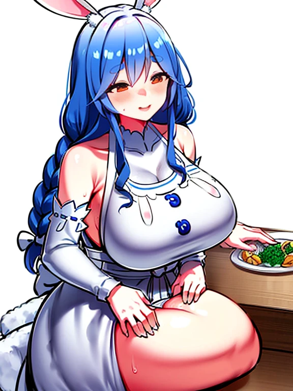 Ultra HD、Ultra high definition、Noise Reduction、perfection、masterpiece, One girl, Upper Body, Luxury House、master、Cyborg Eye, cyborg、One eye is a prosthetic eye、Android、Maid,、Camel Toe、Giant tit、Nipple Puffs、Cleavage、Plump、Super big breasts、Super big butt、cute、Maid服、Special Smile、bikini、specialist、Blue Hair、Cowboy Shot、pregnancy