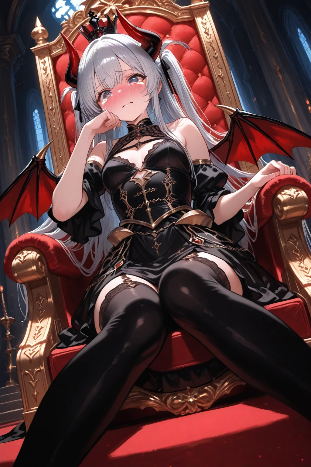 background, nobody, castle, European style, throne