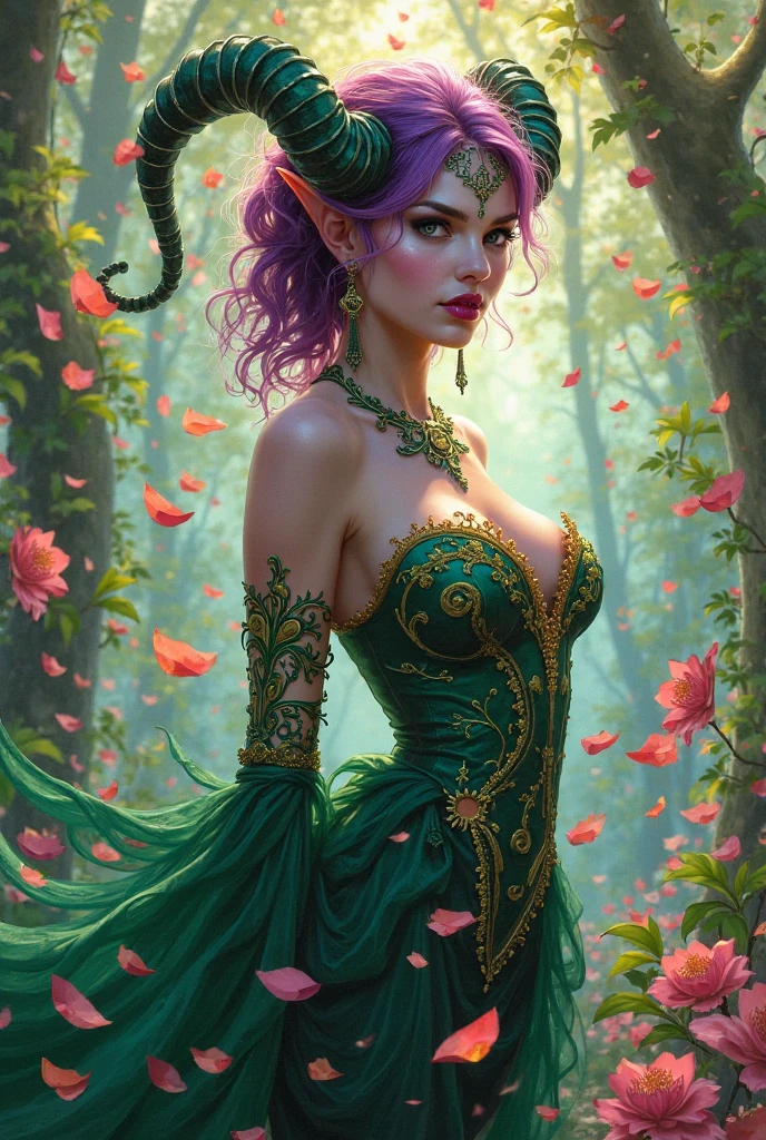 from above, high view shot, in the heart of a fantasy vampire world, a young sexy vampire elf woman with a pink and green style haircut, luminicent hair, elf ears, sexy vampire clothes, blue, pink, green and purple magic aura, smile. In a blue and purple enchanted castle, with cursed walls marked with elfic symbols, vampiric tattoos, sensual pose, magic dust, creates an atmosphere of vampiric magic and elfic magic, energy and neon lights, neon blue , neon purple. good quality eyes, red eyes, ultra detailed, blue, green and purple, magic light effects, masterpiece, 4k, raytracing, medium body, close-up, high view, particles and hard blue-green neon lights, focus on blue and purple color
