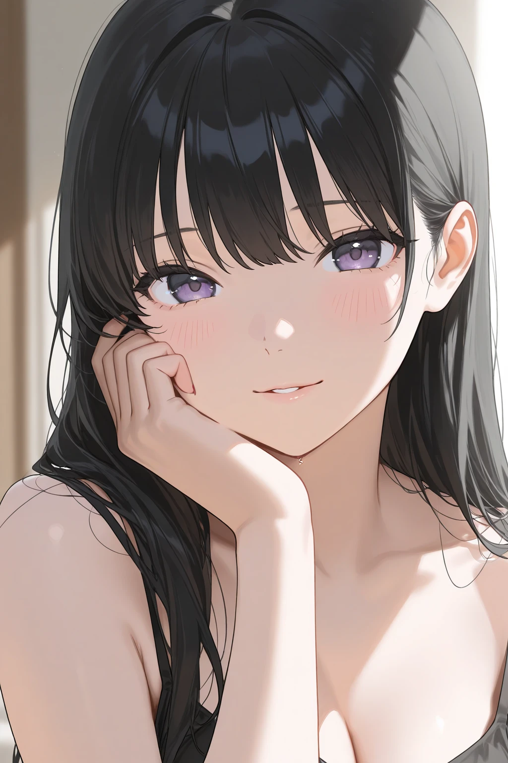 Side angle,(avert your eyes:1.5),Realistic,(Pale skin: 1.2), RAW Photos,Realistic,Portrait Photography,Shiny skin,Japanese Idols,Shiny Hair,(A 25-year-old woman with medium-length straight hair and bangs) and (Black Hair) and (Purple eyes),smile,Background is an office room,by 2 person,All naked,naked,Dick,penis,semen,Creampie,Pussy,Male organ,Sex,Sweat,Sweaty,Female organ,Lower Body,Pussy,Ahegao,After Sex,Normal position,Blowjob,Deep Throat,Cowgirl,Lateral view