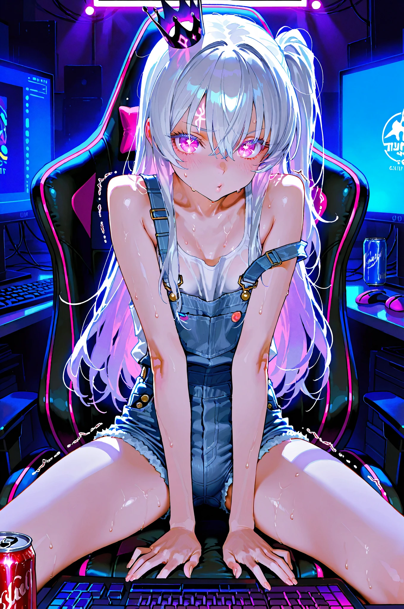 ((((Best Quality, 8K, 32K, masterpiece, 1.2)))),{{solo}},nsfw,{{{Artist: EUPHORIA's style}}},((perfect beautiful face:1.2)),  sitting on chair, spreading legs, speculum, ((plastic speculum insertion in to pussy:1.3)), vaginal hole, high quality of vagina, vivid pussy, ((a lot of public hairs:1.4)), embarrassed, blush, looking at viewer, focus on crotches,