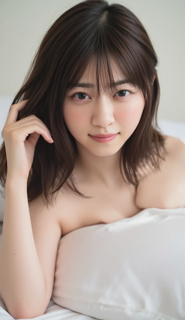nsfw,Beautiful Naked、Small breasts、Small light pink nipples