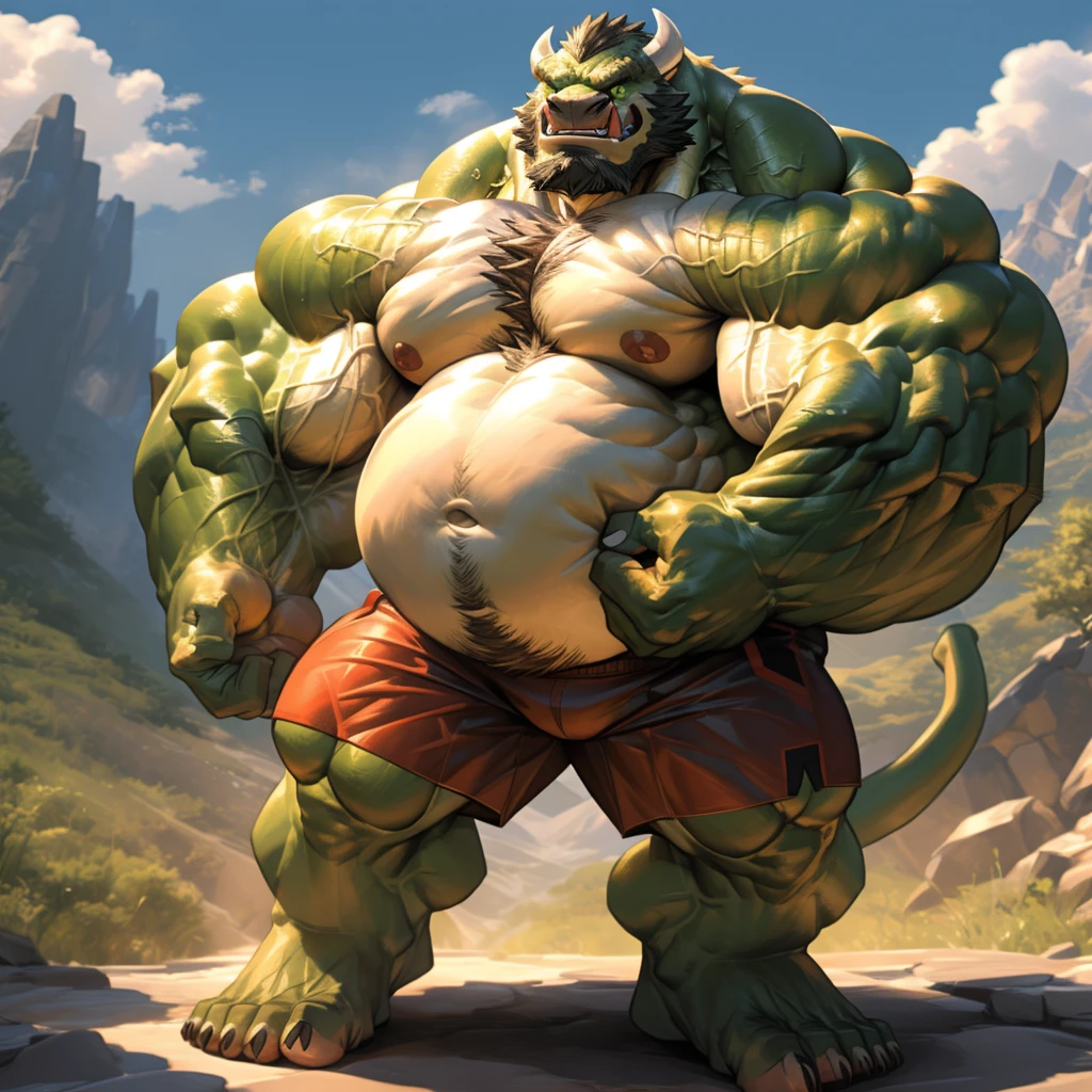 Dragon‚ male‚big sphere belly‚big belly‚bulge crotch in loincloth‚fat belly‚big chest‚pregnant‚muscular‚bodybuilder‚big abdominal muscle‚loincloth‚big fat belly‚huge bulge belly‚A loincloth with a huge bulge in crotch‚huge belly muscular ‚huge bulge belly‚big fat belly ‚gigantic belly‚ waterfall ‚ summer
