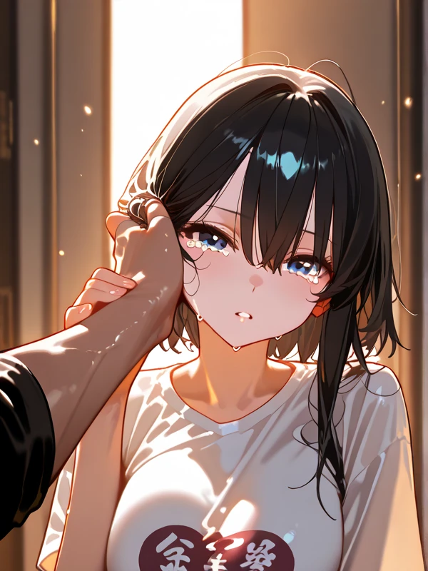 score_9, score_8_up, score_7_up, source_anime, best quality, masterpiece, official art, absurdres, highres, ultra-detailed,waifu2x,Collection: Slice of Life,break,1girl, tomboy, dark-skinned female, short hair, low ponytail, flat chest, beautiful detailed eyes, short shorts, sweat, open mouth, (yawn:0.3), sleepily, penis, felatio, outdoors, wind, break,(clear line illustration:1.2),very high resolution, very aesthetic, super detailed skin, Best sexual lighting powered by famous artist, 8k,cute picture,beauty illustration,photoshop_(medium),,(Detailed Lighting),best anime 8k konachan wallpaper, pixiv contest winner, 