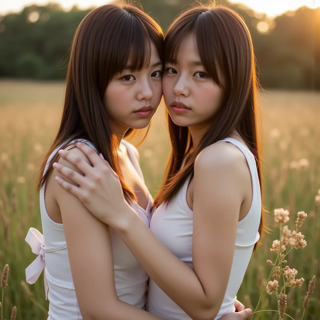 A beautiful Japanese girl with fair skin and angelic features.......... she is a teenage cow、Looks like a slender 12 year old. The girl is on all fours and has no clothes'a little embarrassing for her. She has a childish appearance with a flat chest. The stage is a cowshed、being milked、The atmosphere at the ranch is professional and clean....... ...... The artwork is、Must be realistic, Highly detailed photorealistic quality, high resolution render, Gives a cute and innocent atmosphere. Lighting should be balanced and natural, Beautifully illuminate the scene.、Show nipples、Underpants1becomes a sheet、taiwan wacoal、Gunze