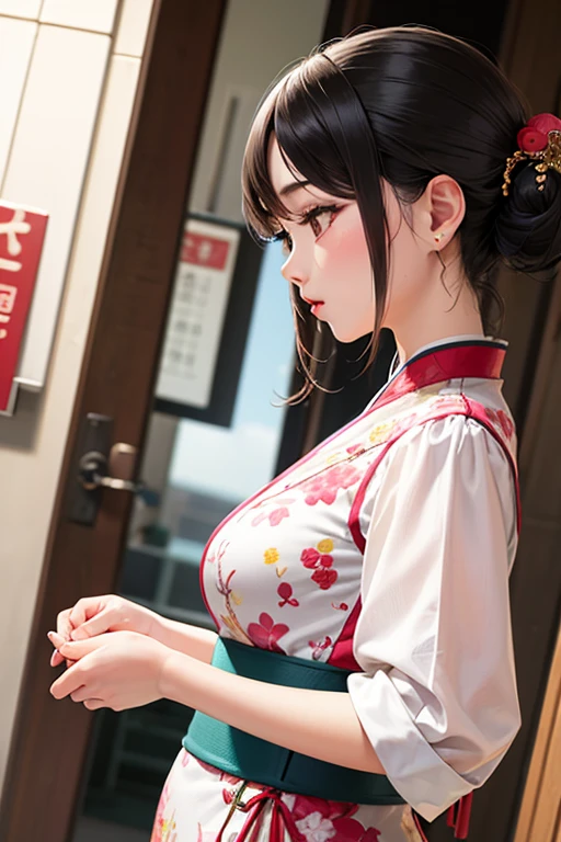 Liu Yifei，huge tit，比基尼