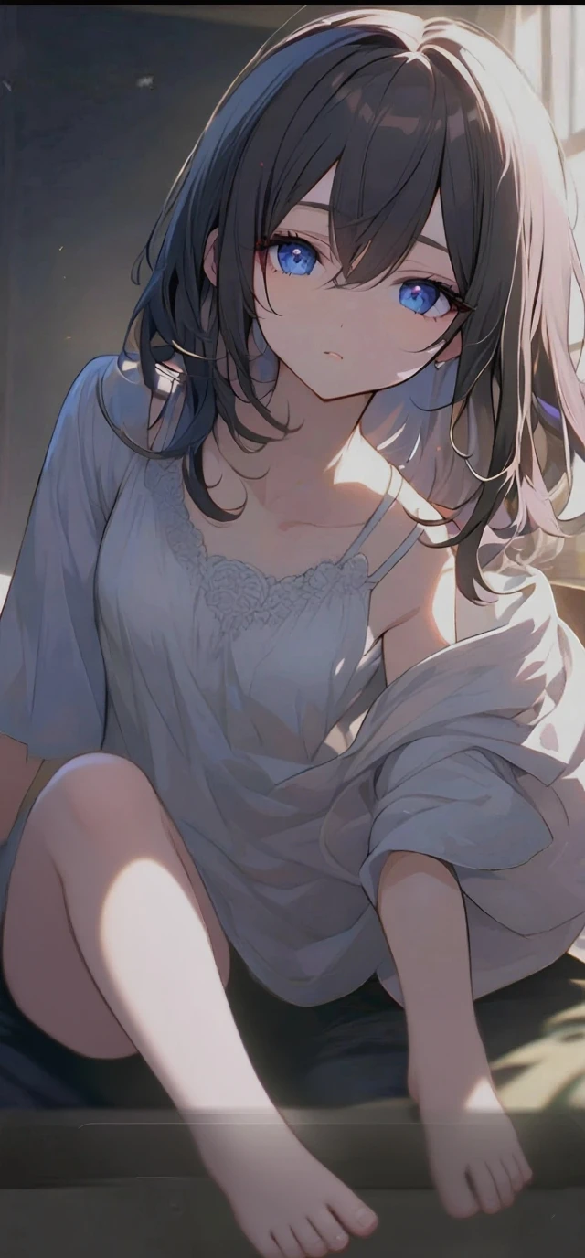 {{{{Ultra High-resolution gravure of neat wealthy virgin Girl having her hair cut}}}}},{{Extremely detailed}},{{{{{The neat wealthy virgin Girl is secretly invited to street, late at night, Forcibly injected with sexy hormones, when she sits at the street, gets her hair cut in the most appropriate way, she will look the most beautiful ever, rain soaked wet, After her first climax, she gets even more of a woman's face when her make-up artist gently traced her ears, dye her cheeks and integrated her face beautiful small, thick lips, getting more and more attractive girlfriend}}}}},{{{{{The best shiny and beautiful bangs hairstyles along the face for a small face effect arranged in a pretty, girlish}}}}},{{{{{Now the prettiest girl in her history, she has a confident and debauched look on her face, most adorable and loveliest M-shape Enchanting thick gross lips neat girl with shoulder that suddenly become slender, Too beautiful nape of the long neck, Glow shining brightness in her Eyes, Clear and smooth skin, Wear a Y-shirt over a camisole, too girlish appearance in this high-definition photo}}}}}