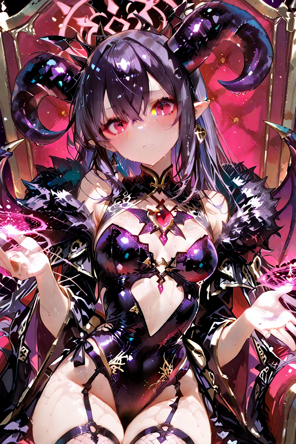 Tentacles with mouths。tooth。Fang。